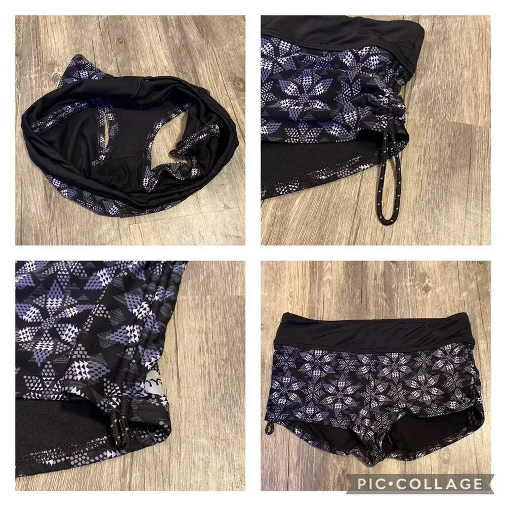 TYR EDESSA DELLA SWIM BOYSHORT & TANKINI size medium 8
